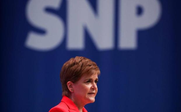 La primera ministra escocesa y líder del Partido Nacional Escocés (SNP), Nicola Sturgeon.
